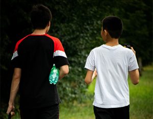 CRC Two teen boys walking